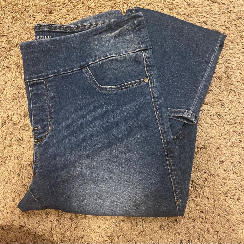 Rock & Republic Denim RX, straight leg, pull on